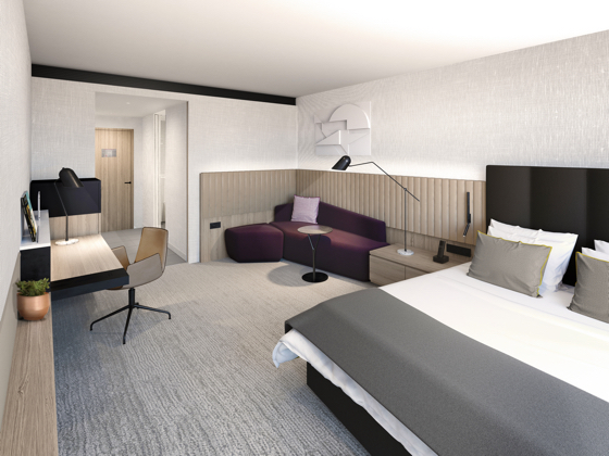 The CP WorkLife Room will feature materials that reduce noise disturbance, while lighting settings will enhance the sleep experience.